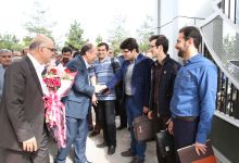 گزارش تصویری از استقبال دانشگاهیان و مردم شاهرود  از پروفسور علی اکبر جلالی  در دانشگاه صنعتی شاهرود